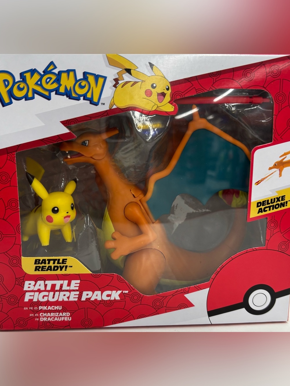 Battle Figure Pack - Charizard & Pikachu (Orange, Yellow)